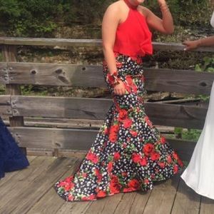 Red prom dress!
